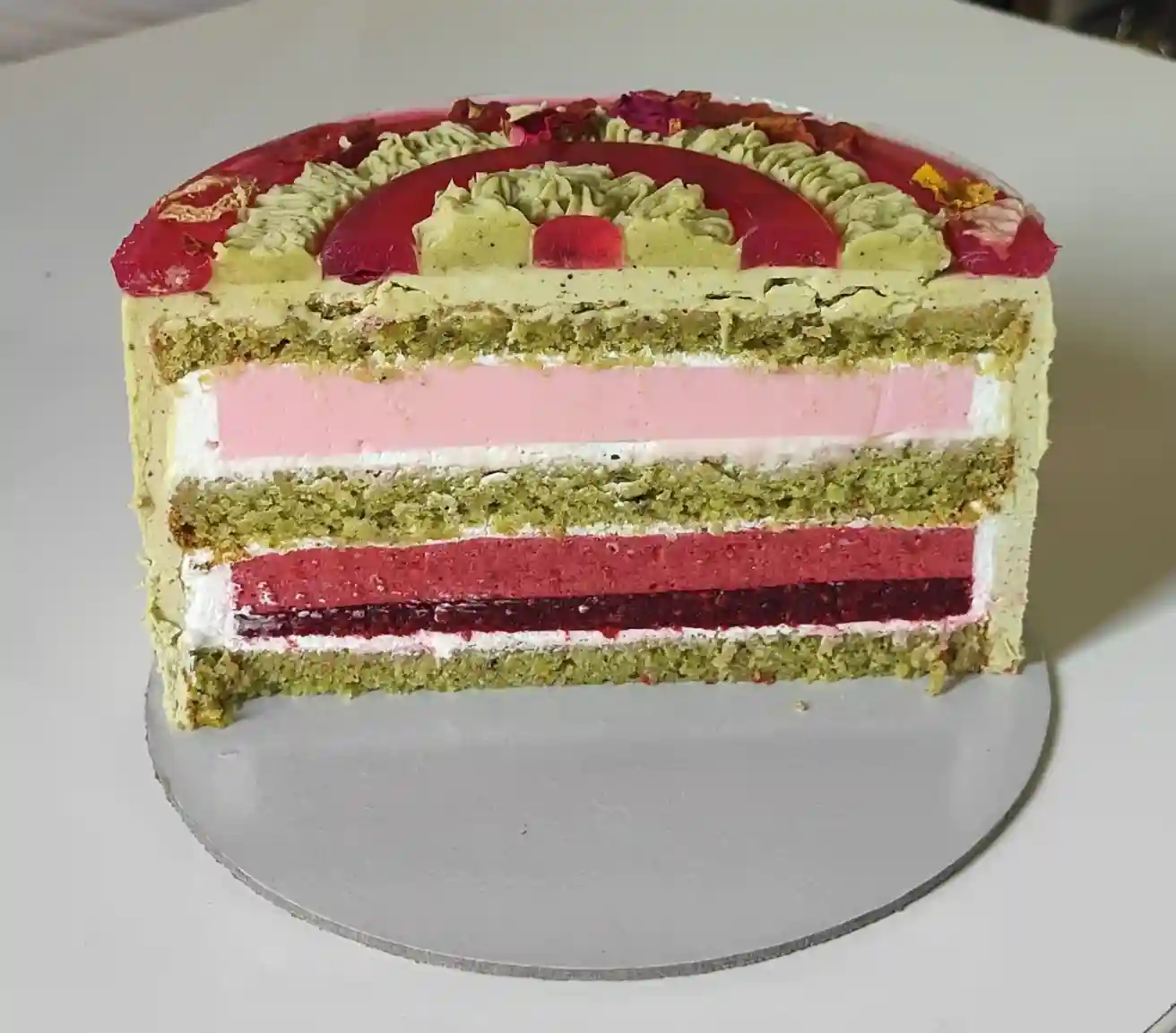 Dessert Rose layered cake 2 - By Farida Taher