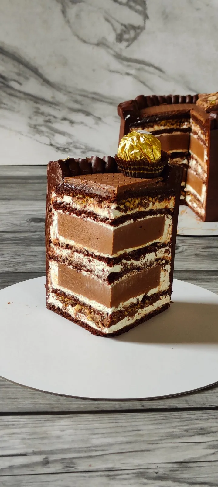 Ferrero Rocher Russian honey cake 2 - By Farida Taher
